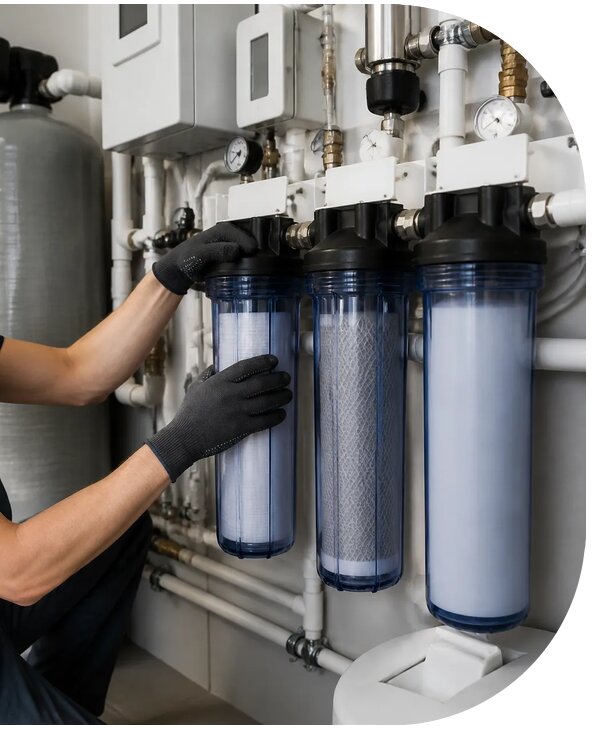 Техническое обслуживание системы водоочистки в Прокопьевске